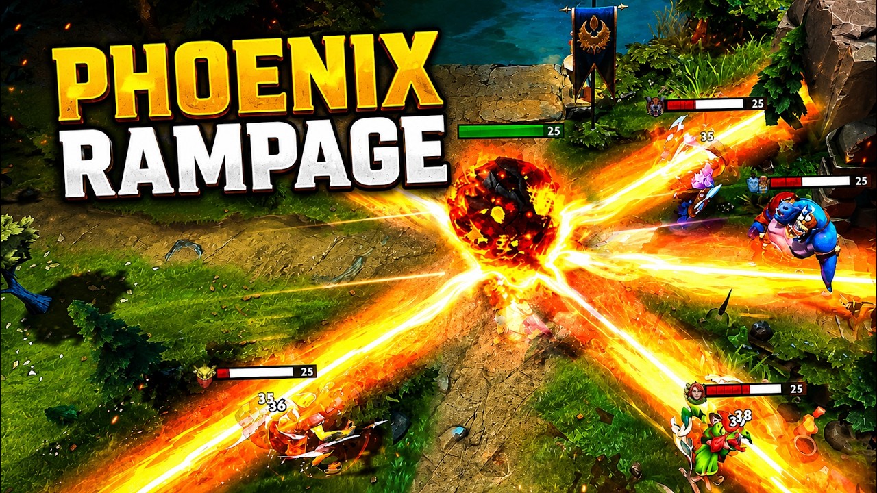 New 7.41c Phoenix Build is BROKEN 🔥 32 Kills Rampage | Dota 2