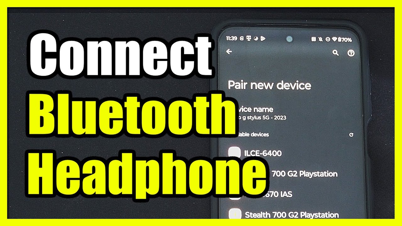 How to Connect your Bluetooth Headphones to your Android Phone (Pairing Tutorial)