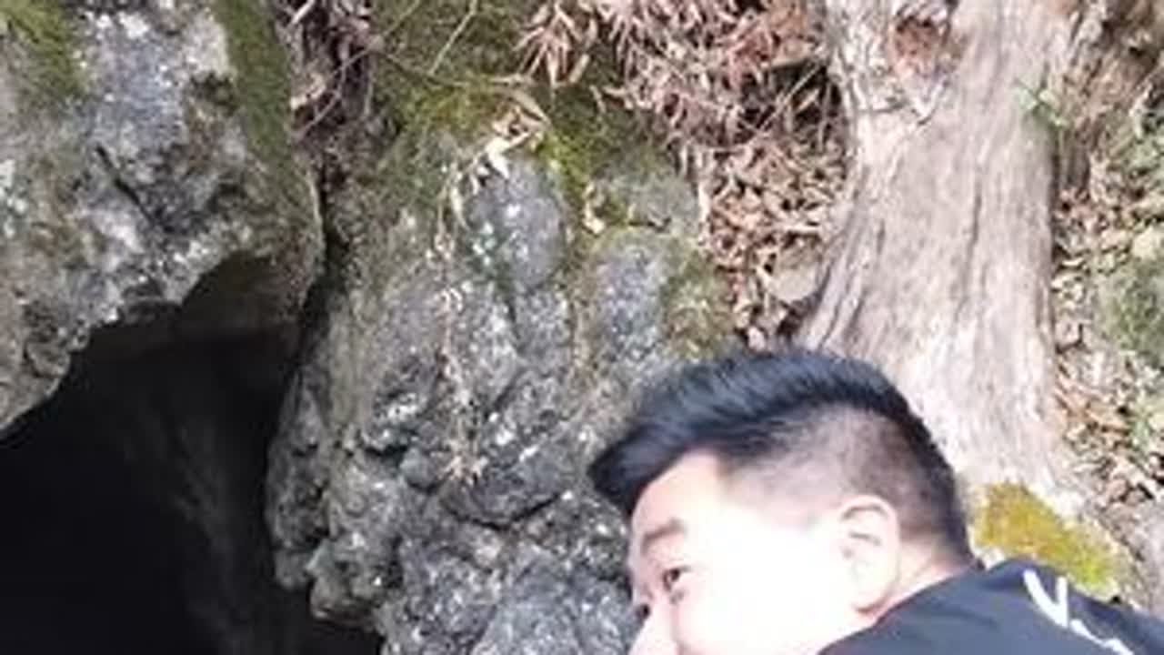 喊一声就会有泉水，试试看#喊泉 #贵州旅游 #自驾旅行