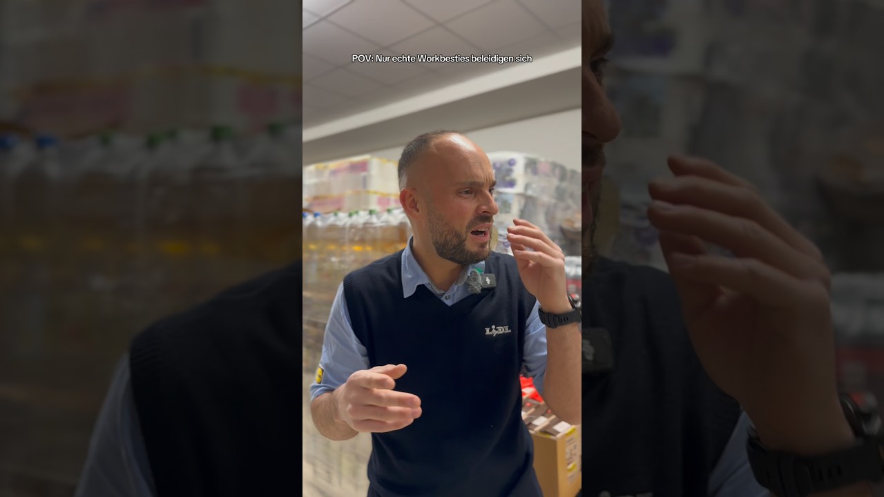 Nur echte WorkBesties beleidigen sich ￼😂😅 video dient der Unterhaltung #comedy #fypシ #funny #lidl
