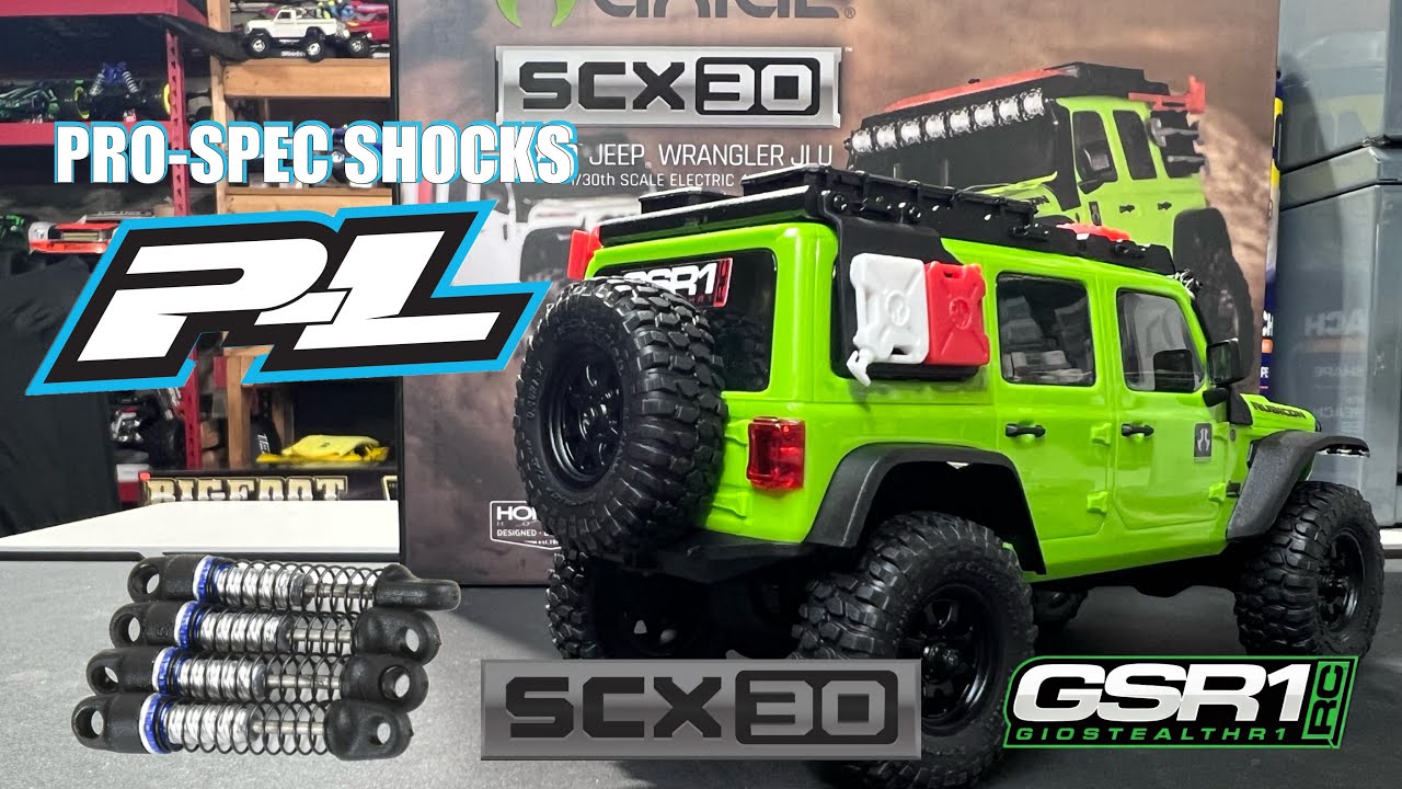 Улучшенные амортизаторы AXIAL SCX30 Proline Racing Pro-Spec