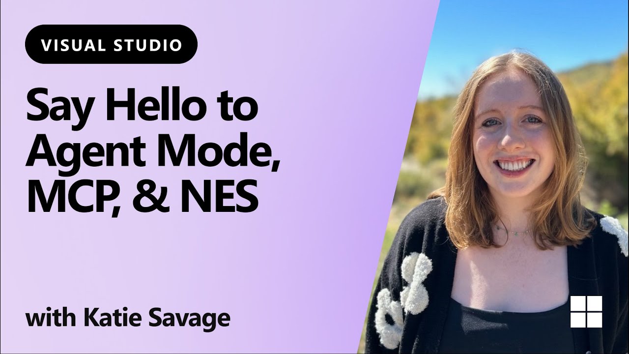 Say Hello to Agent Mode, MCP, & NES in Visual Studio