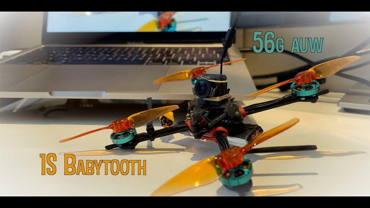 1S BabyTooth Nano Quad - Flight Footage - Tune - Build Components