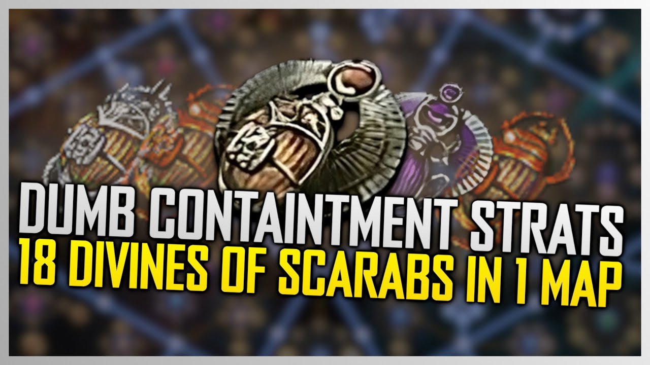 18 Divines of Scarabs in 1 Map -  Path of Exile 3.25