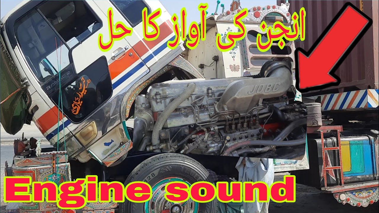 Diesel Engine noise problem and solution | Hino Euro engine j08c air compressor fault
