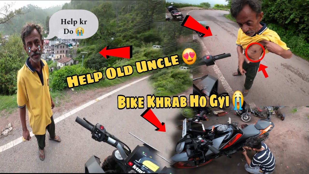 Help Old Uncle 😍 Uncle Crying 🥺❤️ Emotional Moment 😭