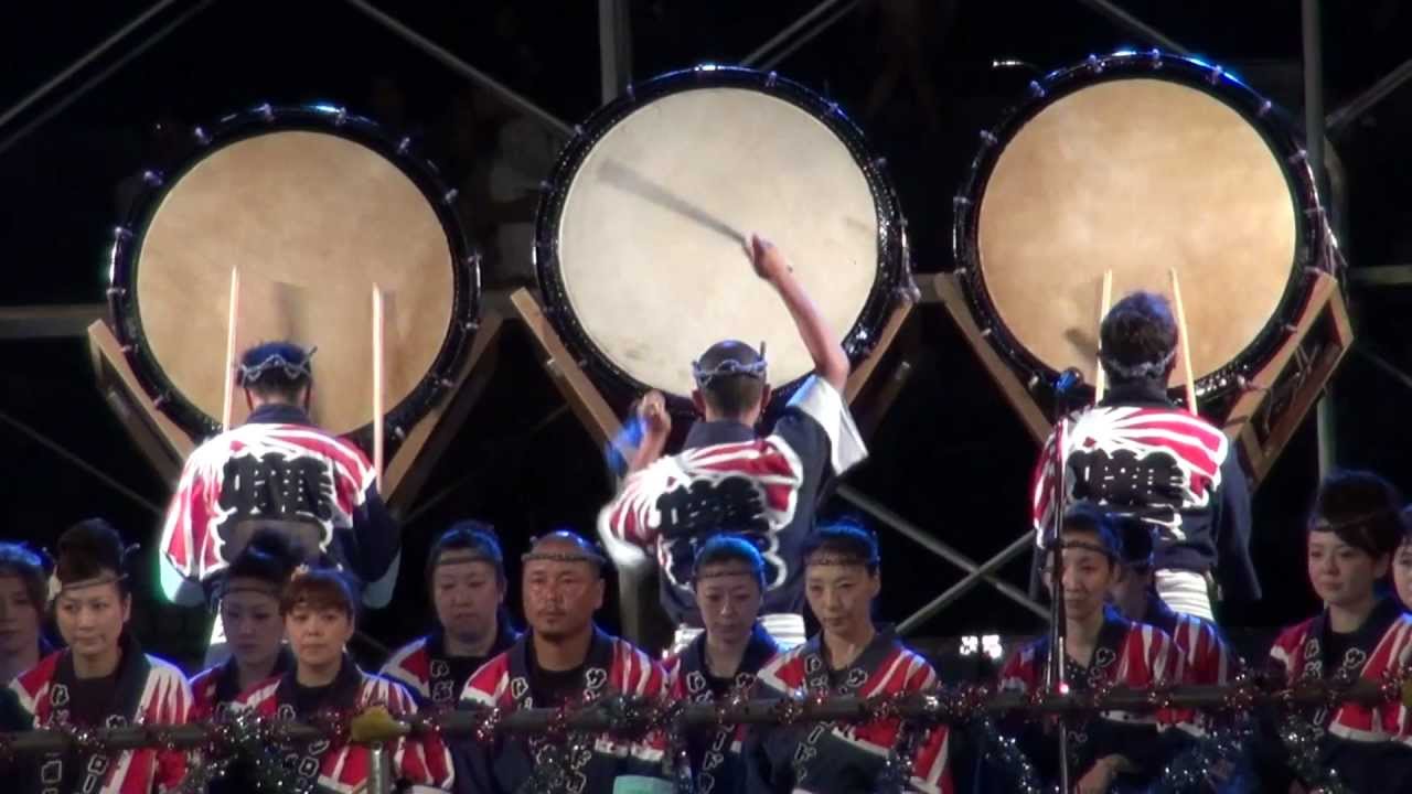 青森ねぶた祭 前夜祭 囃子模範演奏 サンロード青森ねぶた囃子会 2012.08.01