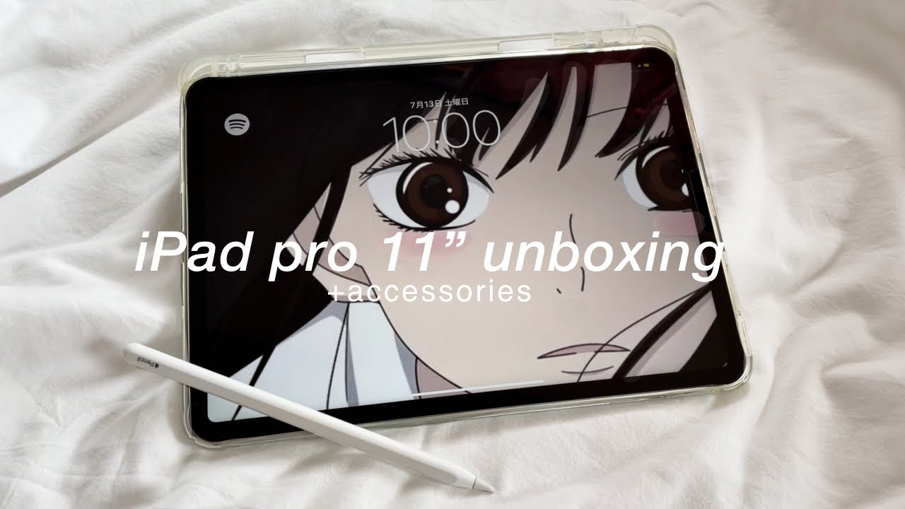 iPad Pro M2 11” 512GB unboxing +accessories✨開封