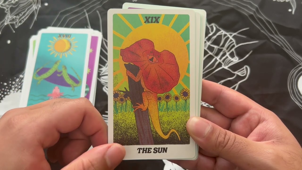 The Funny Little Lizard Tarot Deck Unboxing & Flip Through 🦎