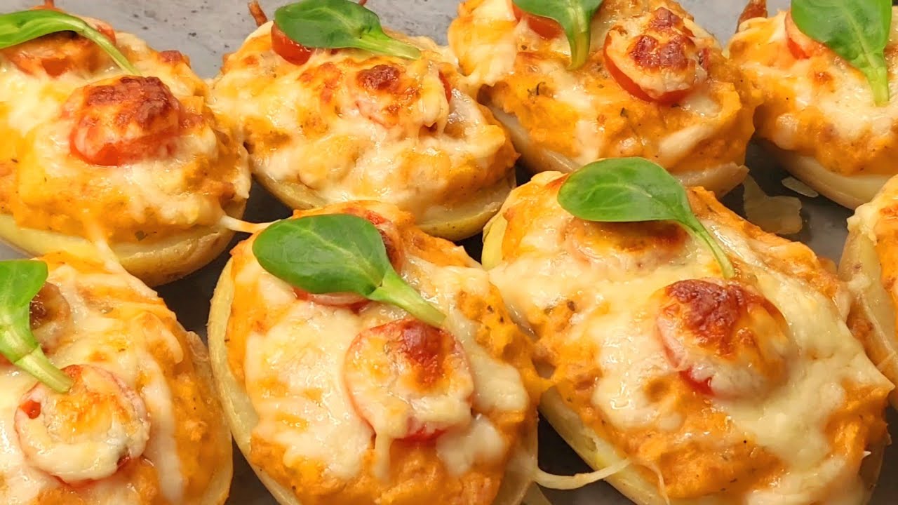 🎄‼️NUEVA RECETA NAVIDEÑA‼️PATATAS RELLENAS EN 10 MINUTOS SON TAN RICAS que TUS INVITADOS PEDIRÁN MÁS