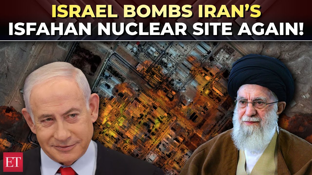 Israel strikes Iran's Isfahan nuclear facility as conflict enters 9th day | IDF releases footage