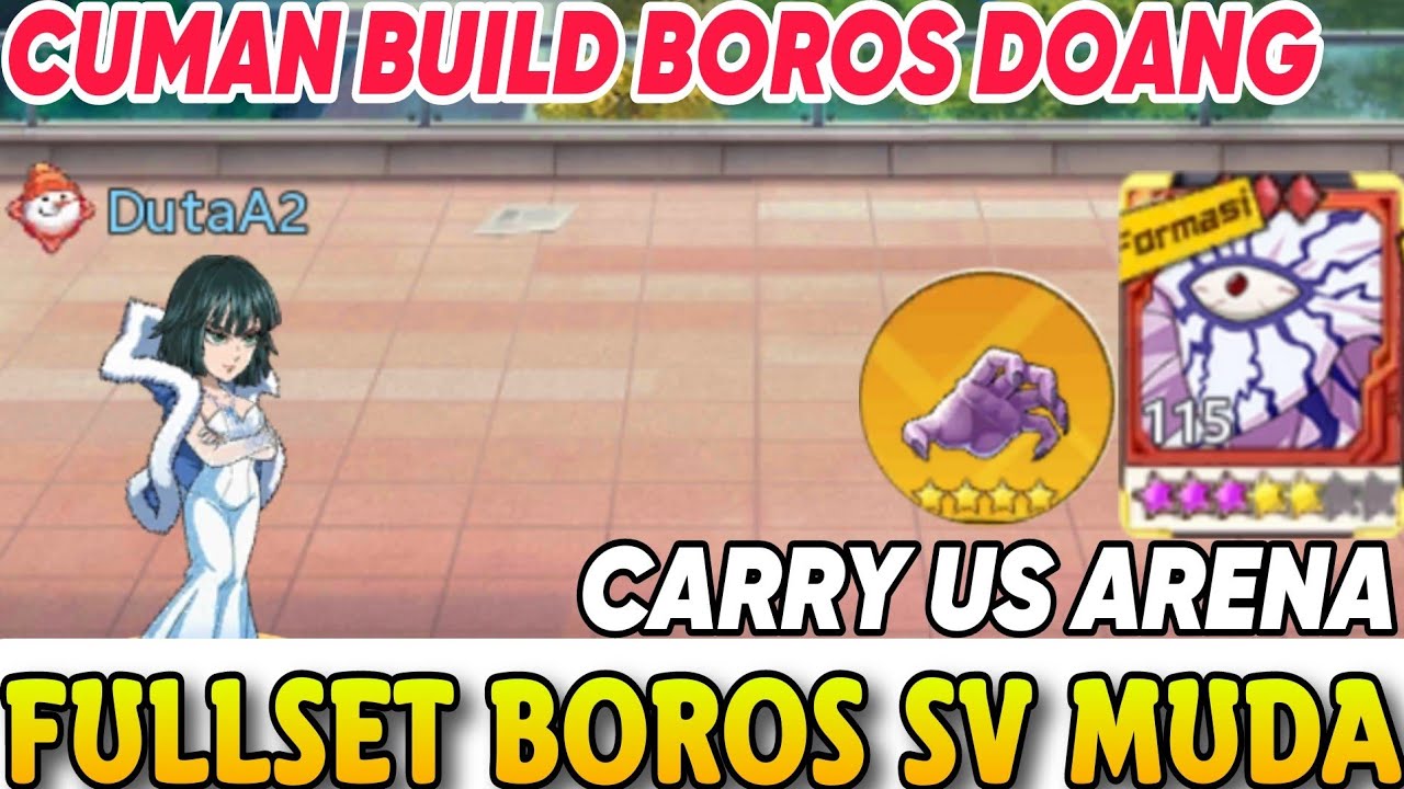 REVIEW AKUN LORD BOROS FULLSET CARRY US🔥BENERAN BUILD BOROS BISA BEGINI - ONE PUNCH MAN
