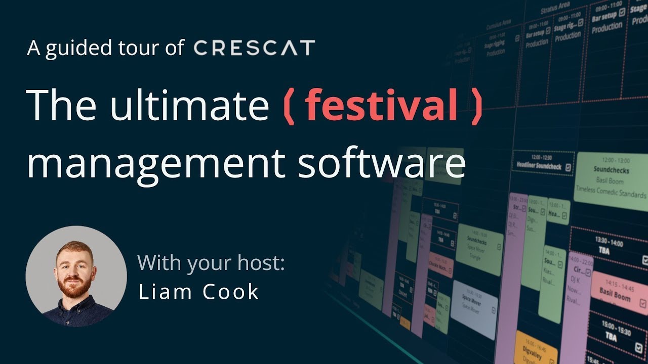 Festival Planning Made Simple with NEW upgrades | Quick Guided Tour of Crescat Festival Software