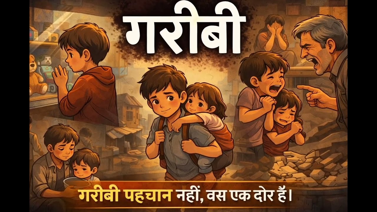 गरीबी दर्द देती है…पर ताक़त भी वही बनाती है।@neuro_tales52  #GaribiKaSach #StruggleLife #LifeReality
