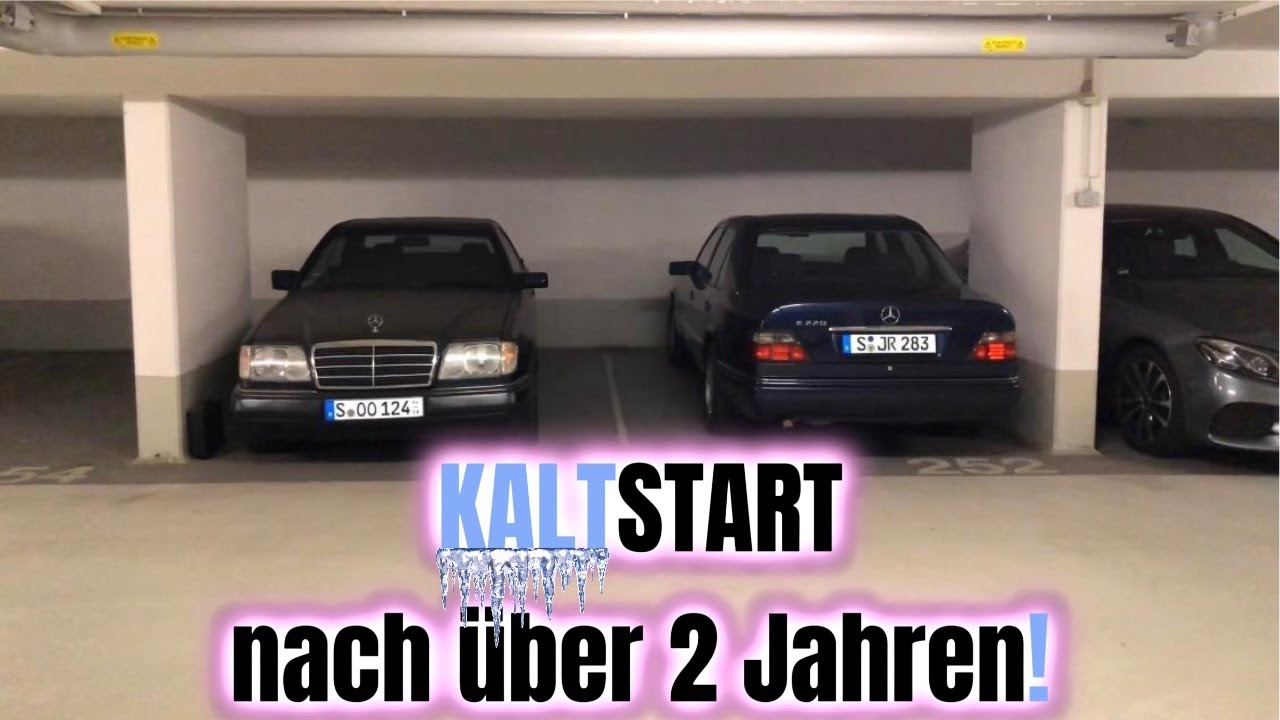 ㉦ Mercedes W124 - KALTSTART NACH ÜBER 2 JAHREN!