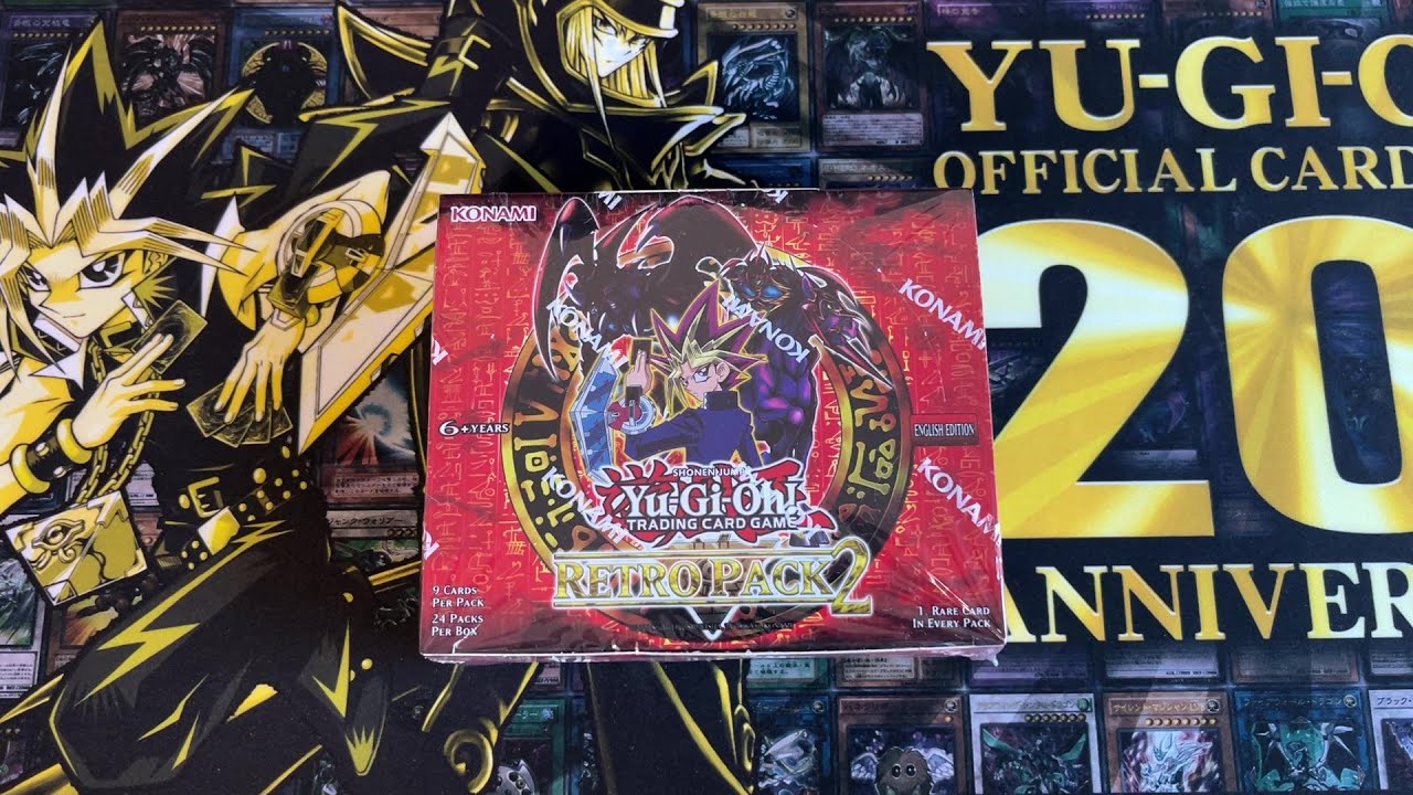 Открытие коробки с бустерами Insane Yugioh Retro Pack 2