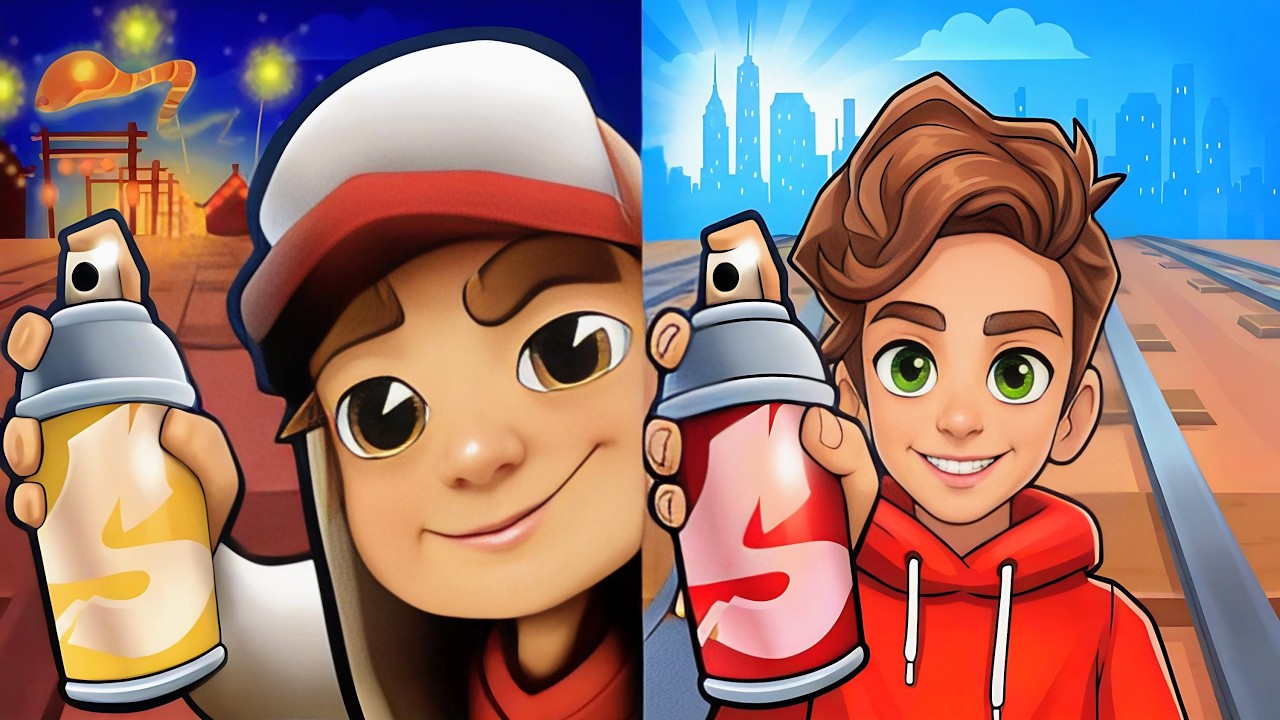 Subway Surfers 🆚 Running Go Build Rush Game Games Comparison