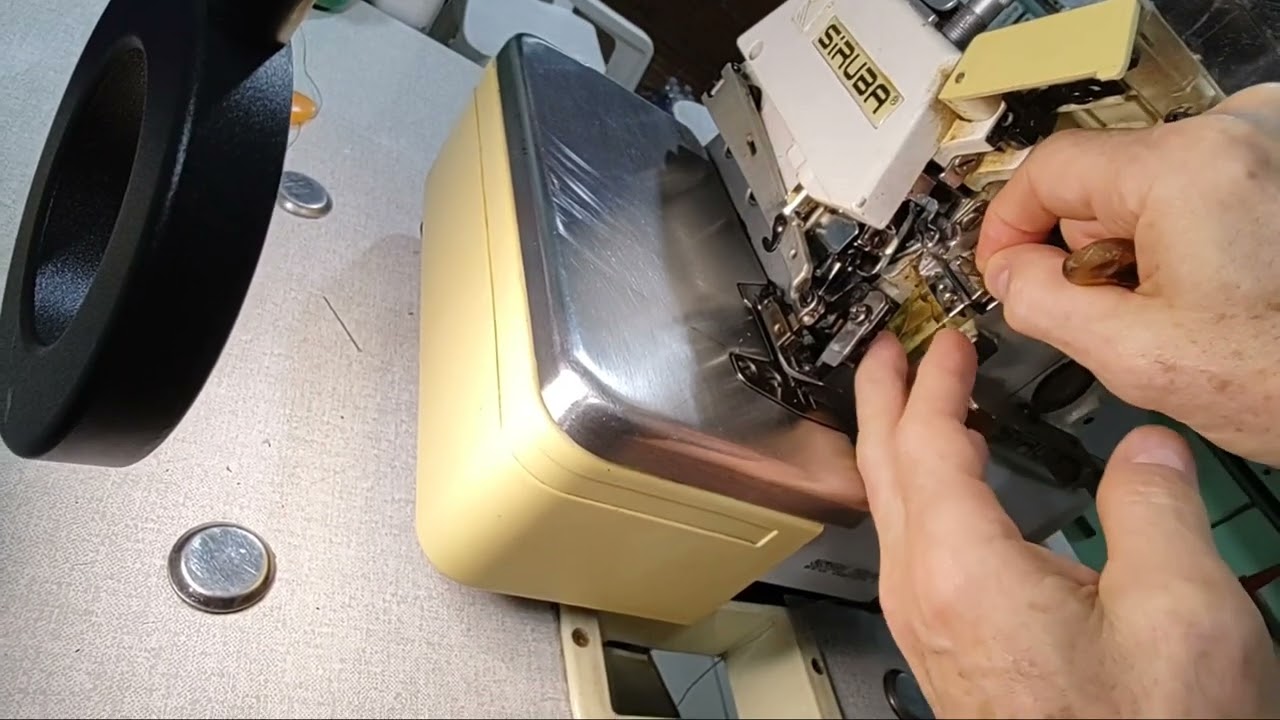 Lubrificação das Linhas e Fios com SILICONE /Overloque Industrial