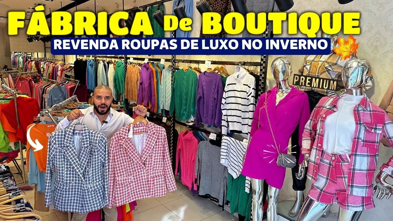 ACHEI NO BRÁS - FÁBRICA ROUPAS De BOUTIQUE PARA REVENDA, FORNECEDOR MODA FEMININA ATACADO BRÁS 2023