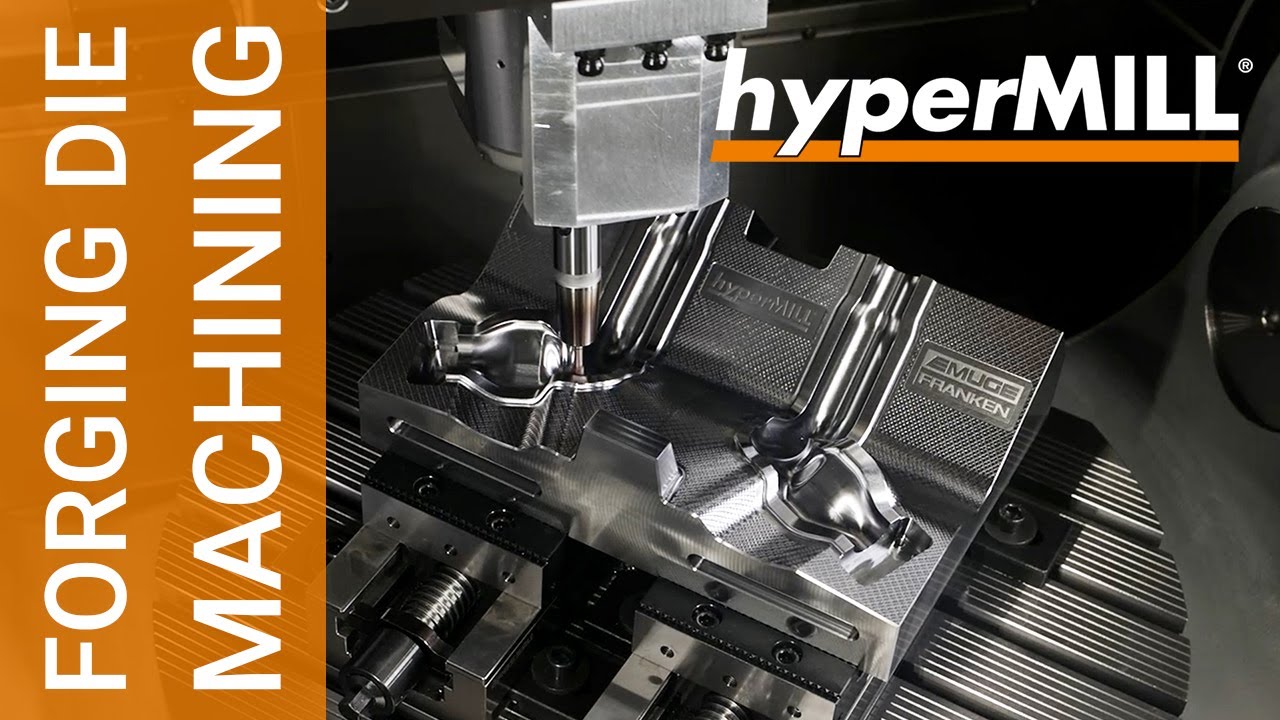 hyperMILL 5-Axis Machining: Forging Die | Hermle | Emuge-Franken