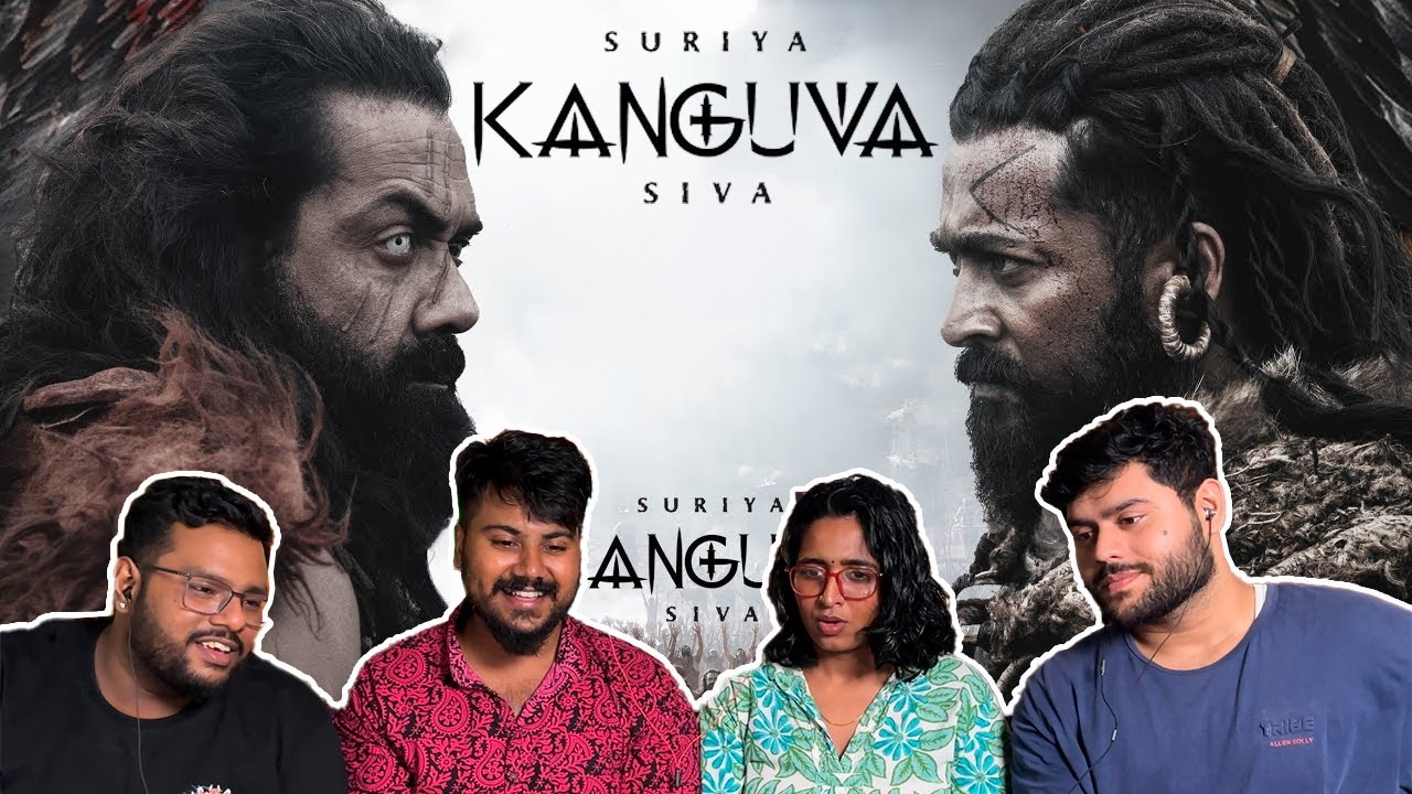 Kanguva - Tamil V/s Hindi Trailer Reaction | Suriya | Bobby Deol | Devi Sri Prasad | Siva
