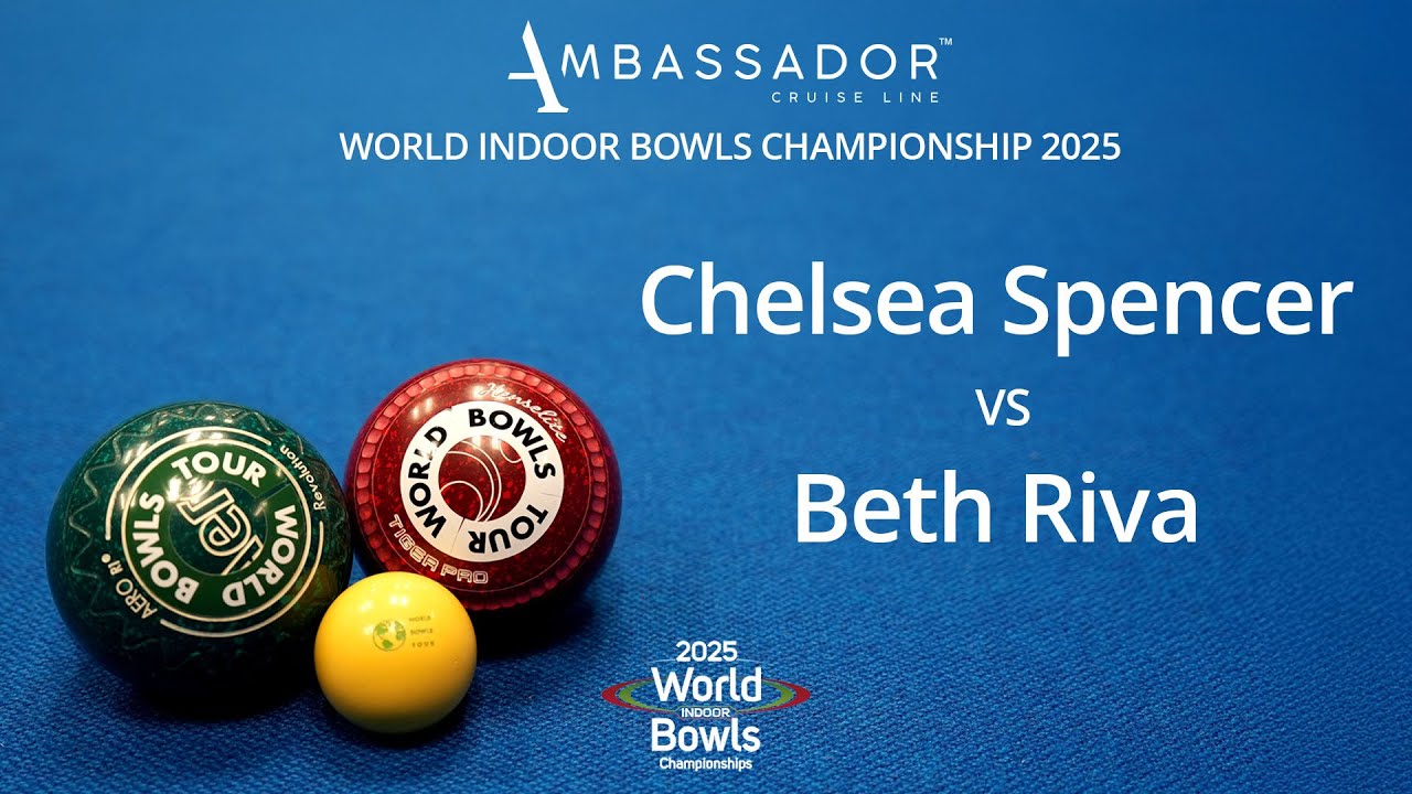 World Indoor Bowls Championship 2025 Chelsea Spencer vs Beth Riva - Day 13 Match 4