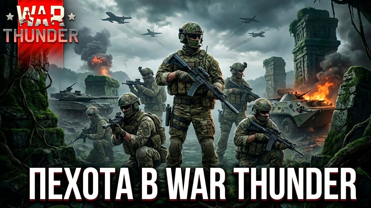 War Thunder - Смотрим Пехоту