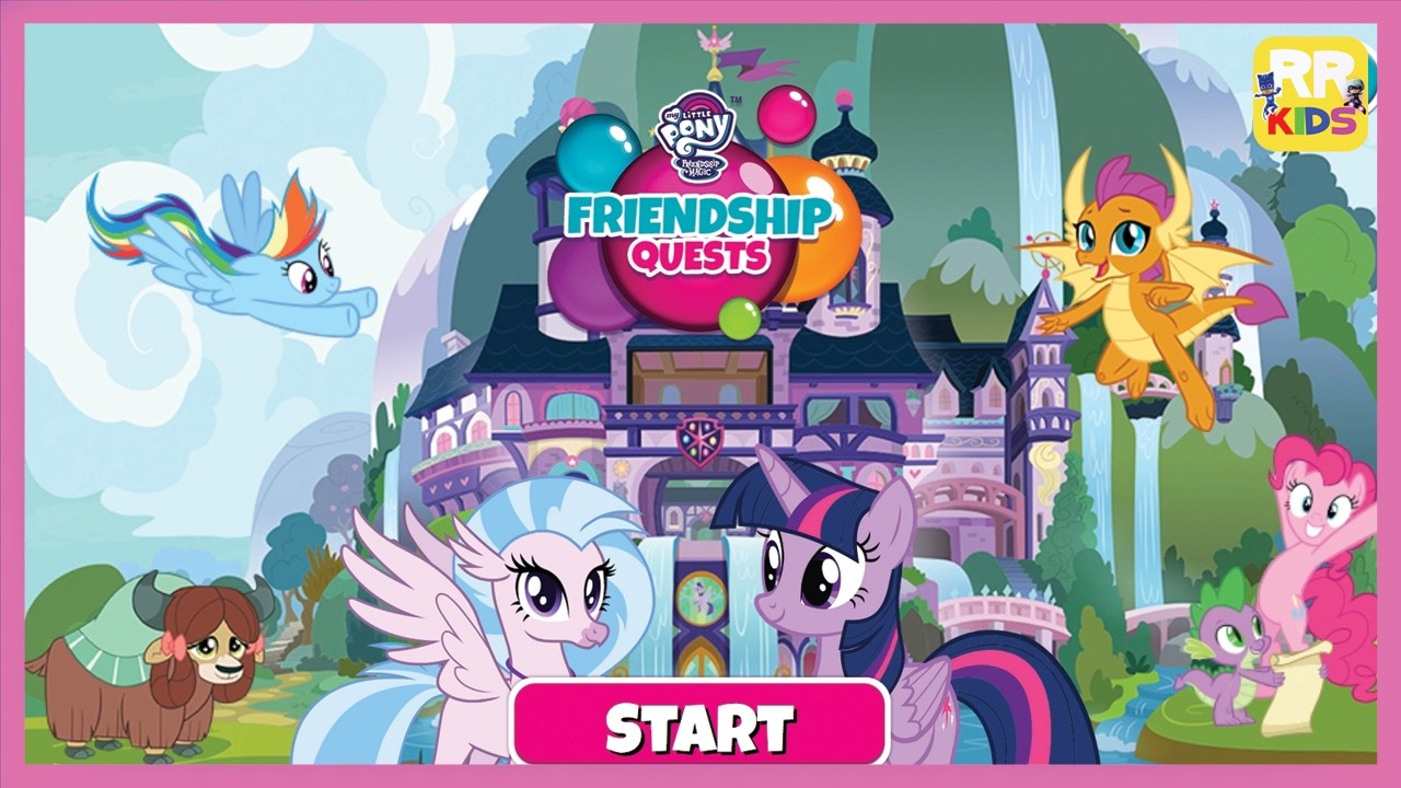 My Little Pony: Friendship Quests - лопать скопления пузырьков, прежде чем они достигнут земли⭐