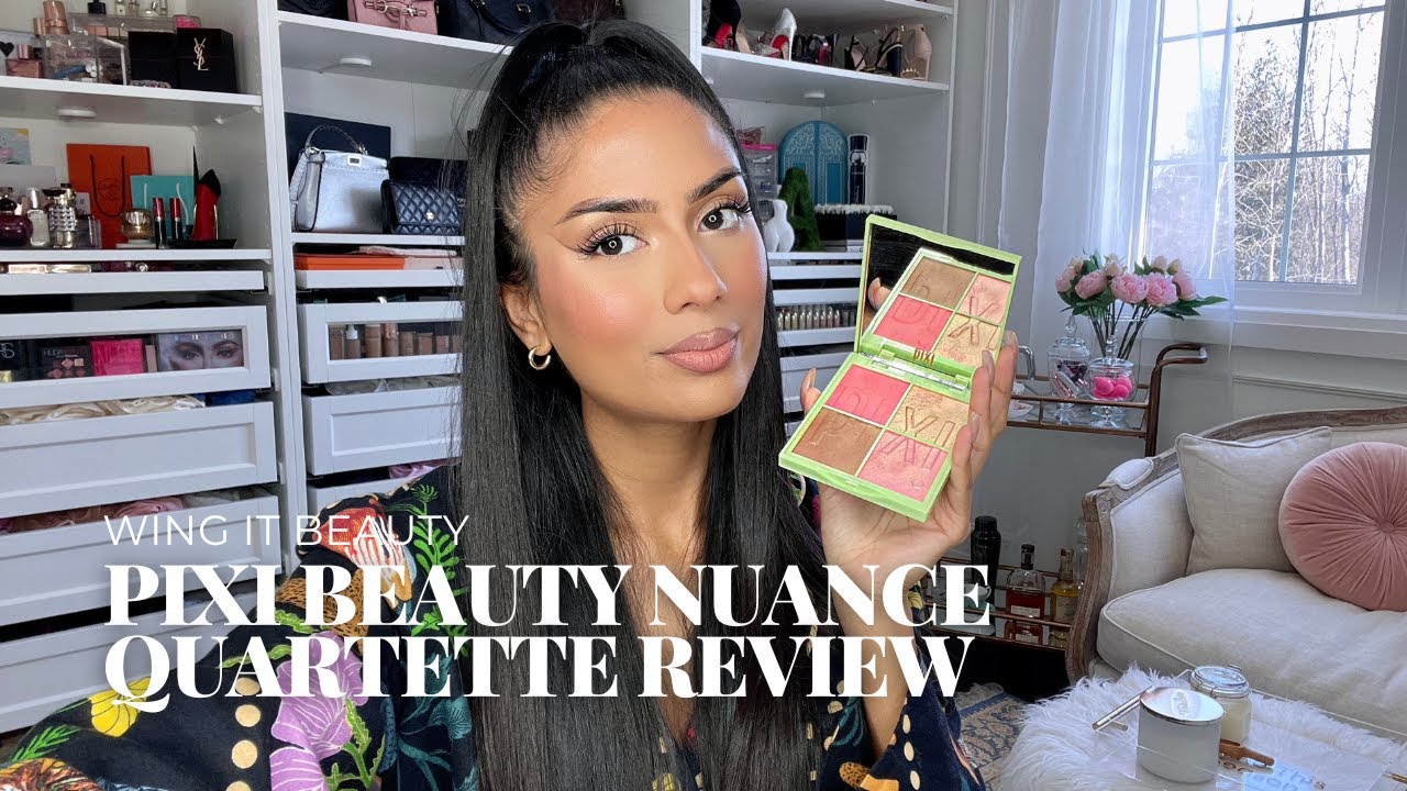 PIXI BEAUTY NUANCE QUARTETTE | REVIEW + TRY ON | WING IT BEAUTY