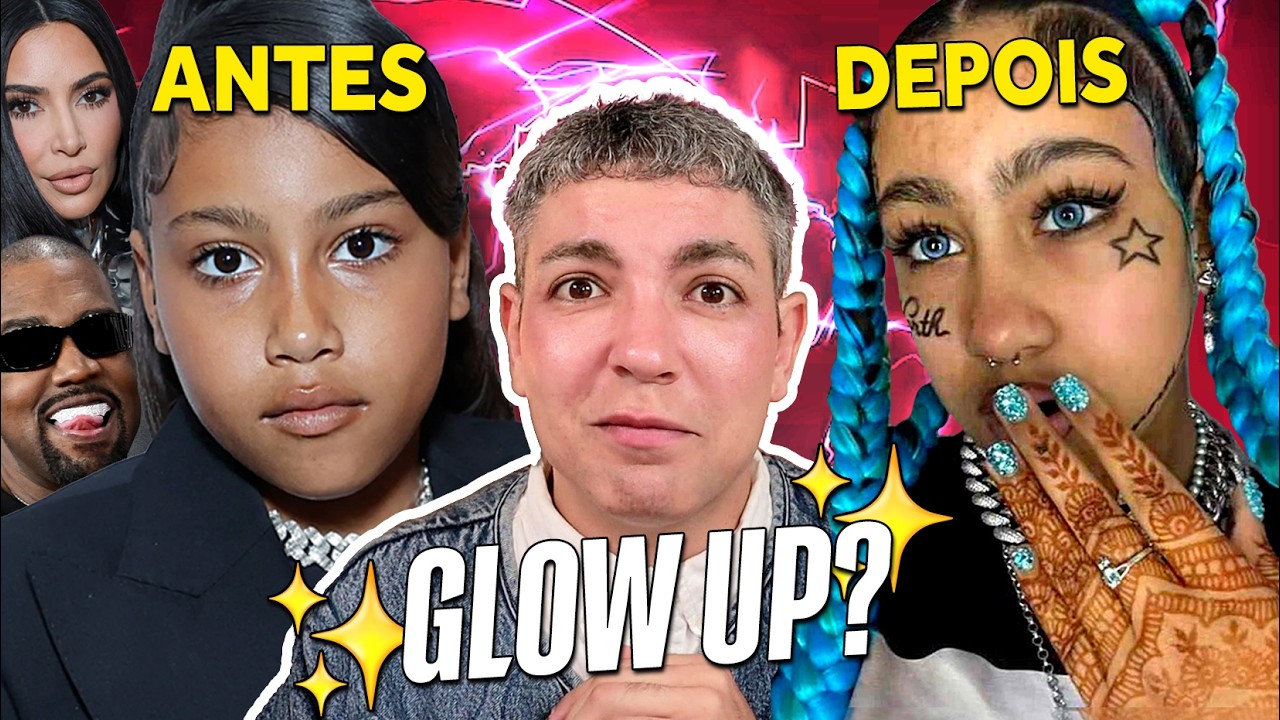 o Glow Up PREOCUPANTE de North West...