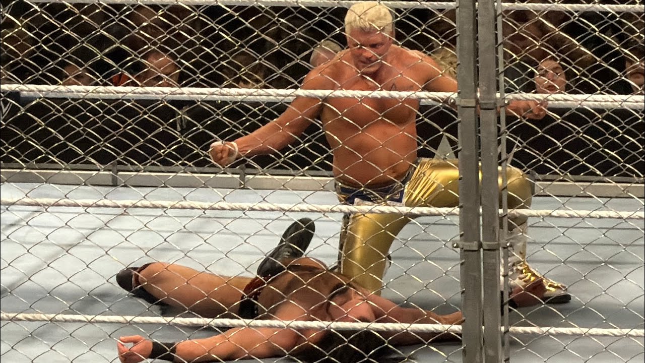 Cody Rhodes vs Drew McIntyre STEEL CAGE FULL MATCH | WWE Live Holiday Tour | Worcester Ma 1/03/26