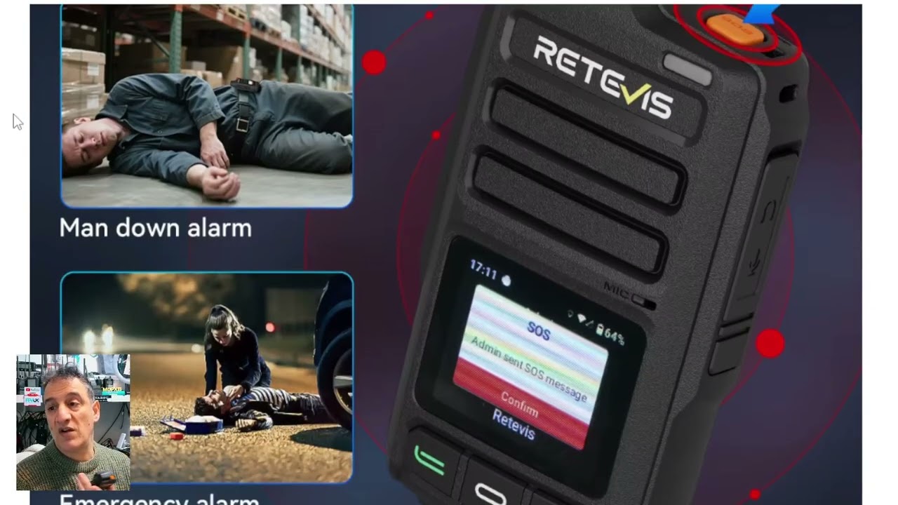 НОВИНКА - Retevis L71, 4G POC - ZELLO сетевая радиостанция