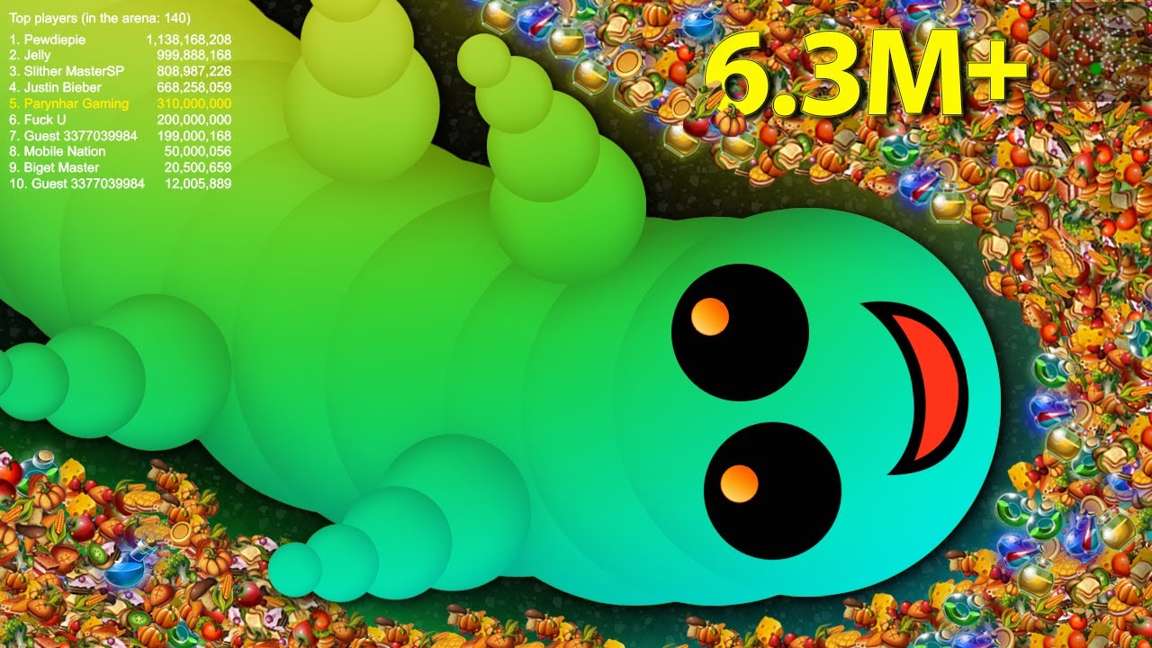 Worms Zone Master Kills Ever © 6,300,000.00+ Scores Top 01 Slither Snake Noob Pro Hacker Wins Fails