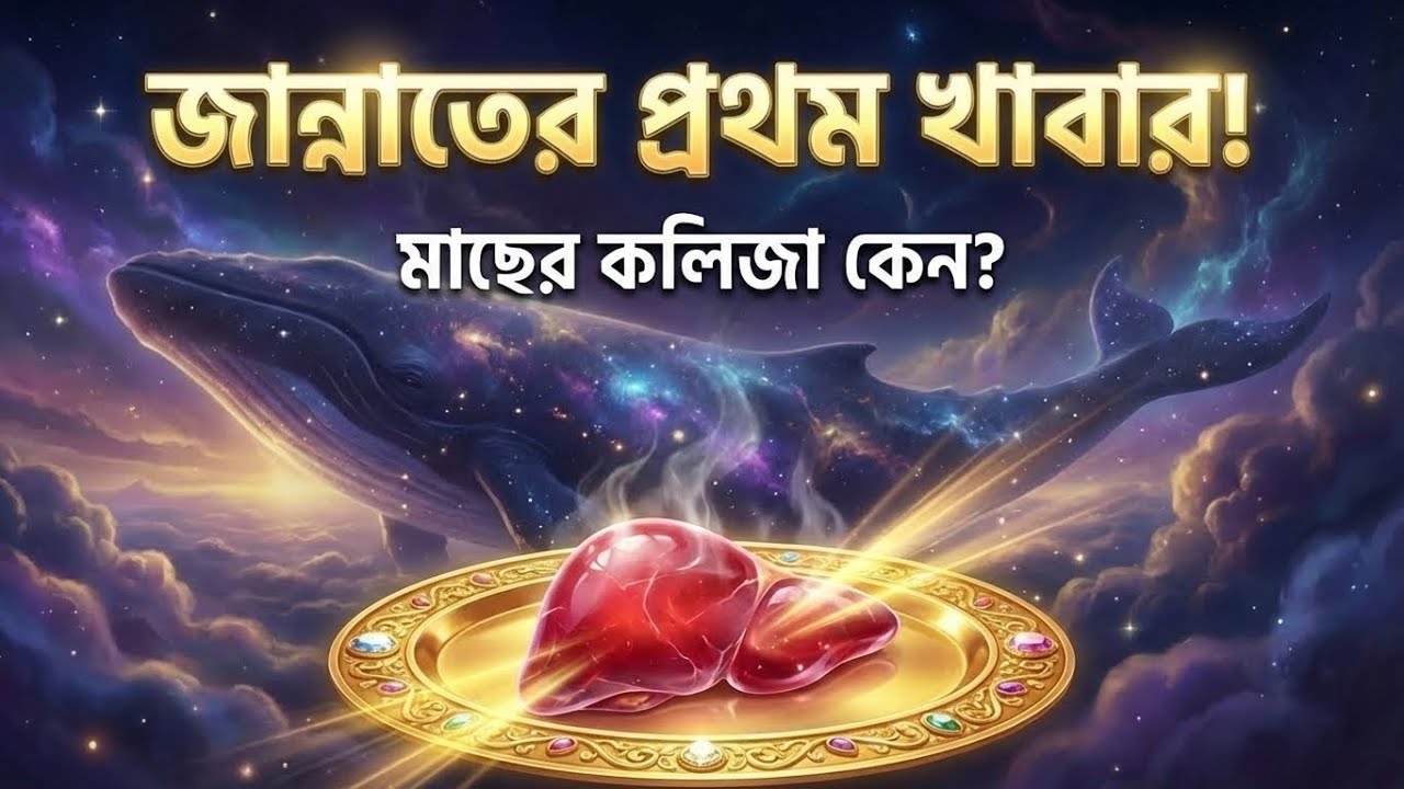 জান্নাতের প্রথম খাবার যা মুখে দিলেই আর কখনো ক্ষুধা লাগবে না!