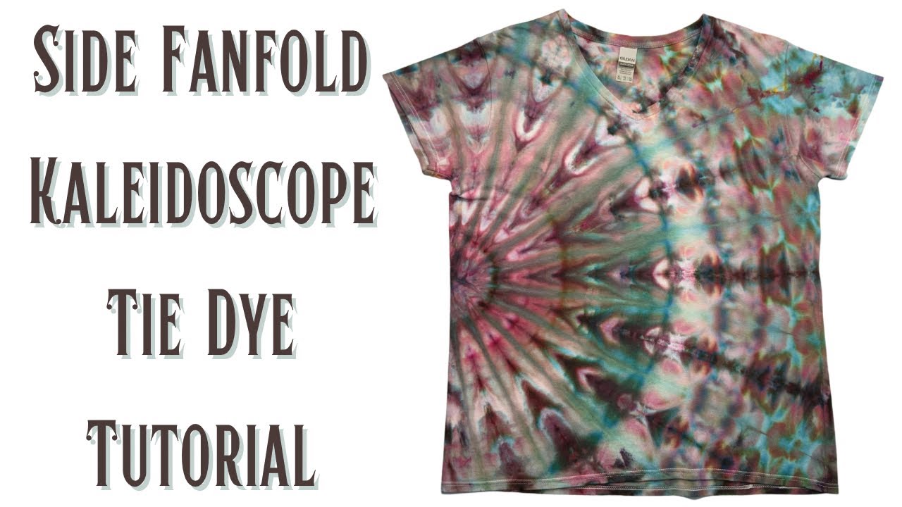 Tie-Dye: Side Fanfold Kaleidoscope Incline Ice Dye PRO Chem Stormy Sky