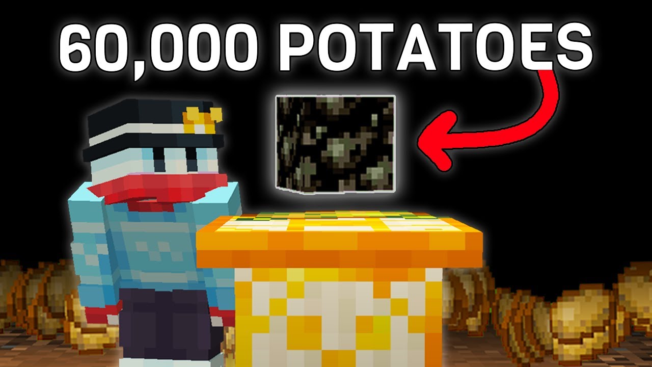 I Farmed 60,000 Potatoes for THIS Block