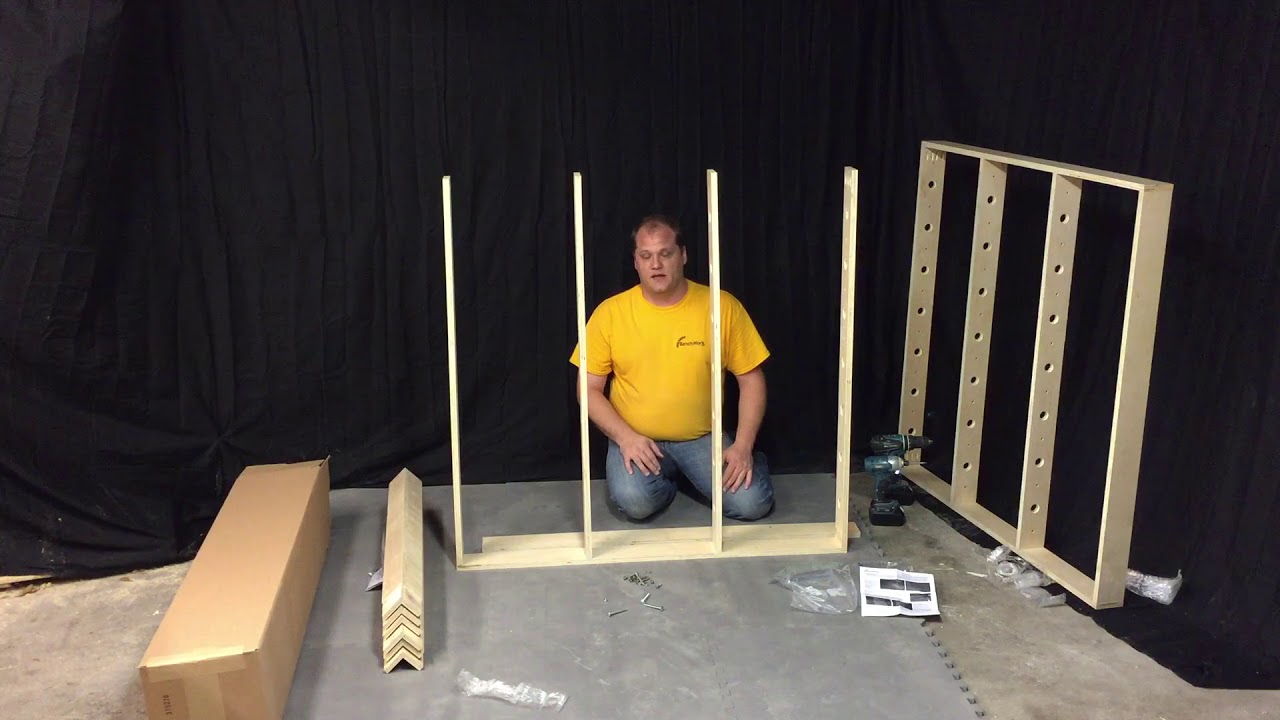 ModelRailroadBenchwork.com 4x8 table (benchwork) assembly