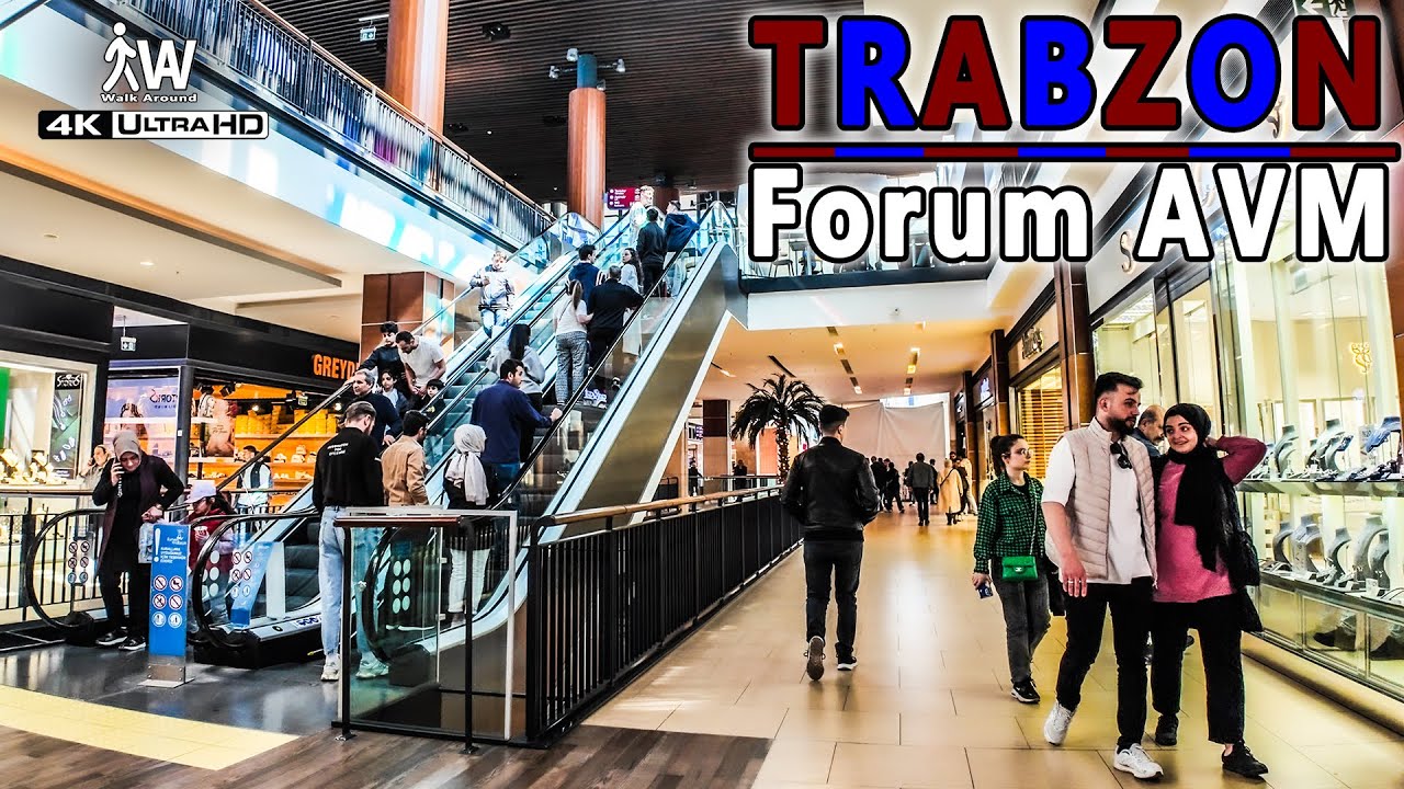 Trabzon Forum AVM 4K Yürüyüş Turu | Exploring the Luxury Mall of the Black Sea