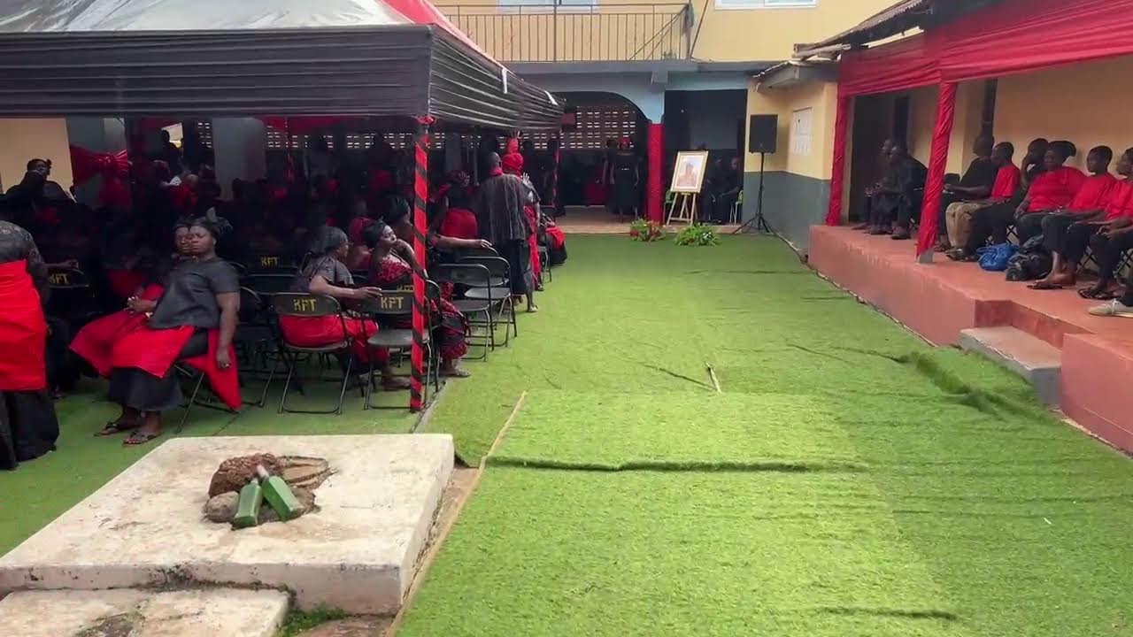 FORTY-DAY OBSERVANCE (ADADUANAAN) FOR OBAAHEMAA NANA AFRAMOA FRI (1) IN GHANA. Part 1