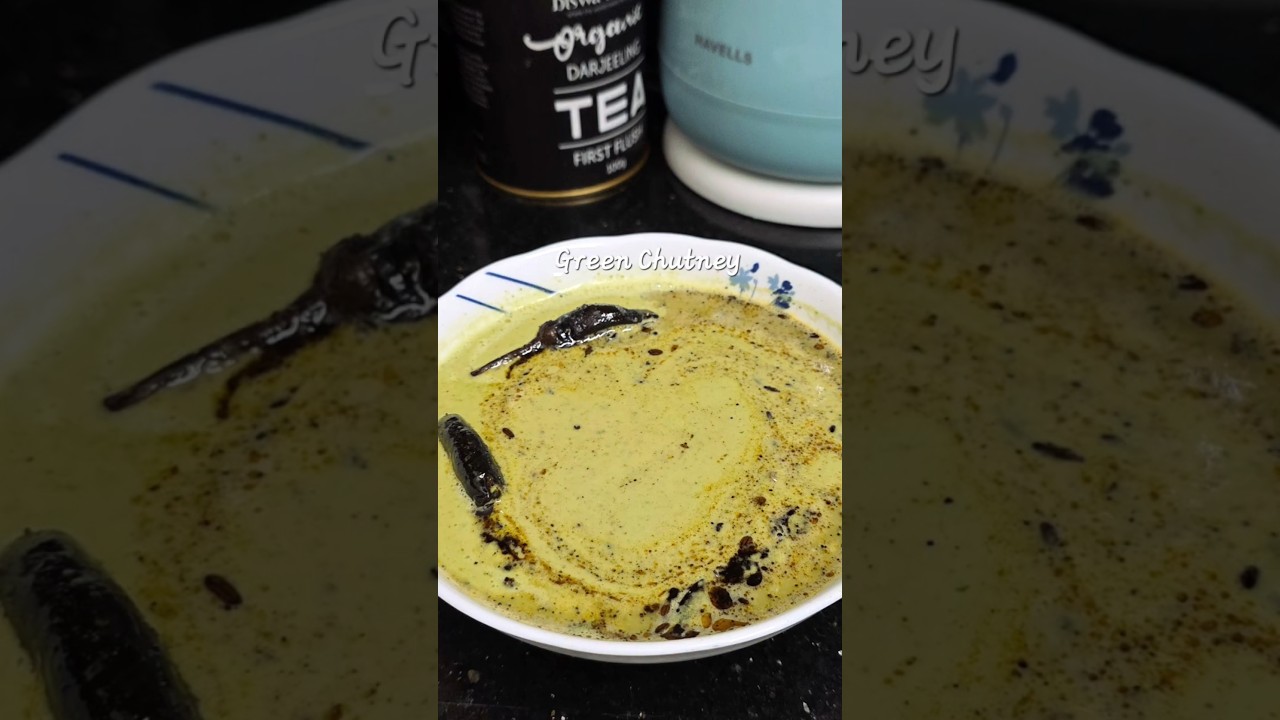 Perfect Green Chutney | Best Chutney for Dosa & Idli #shorts #chutney #spicy #spicyfood #dosachutney