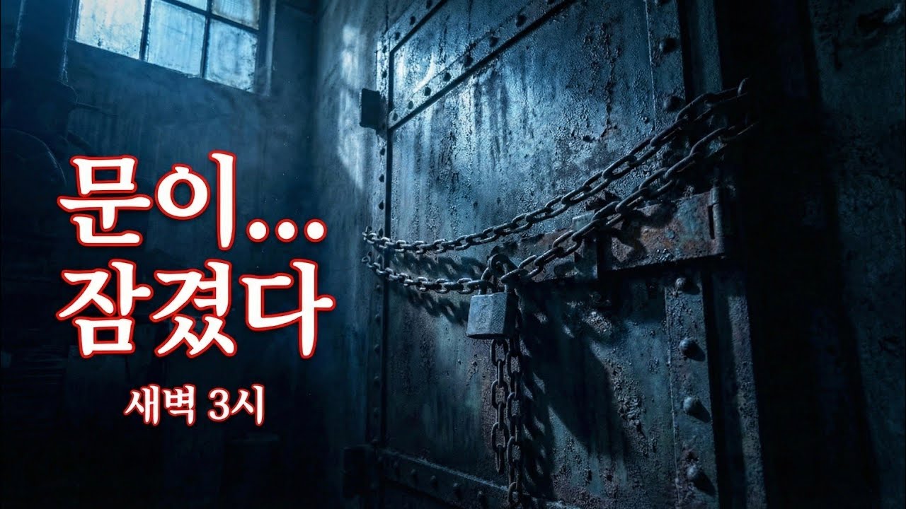 시급 2배 야간 꿀알바, 사장님이 문을 잠그고 퇴근했다