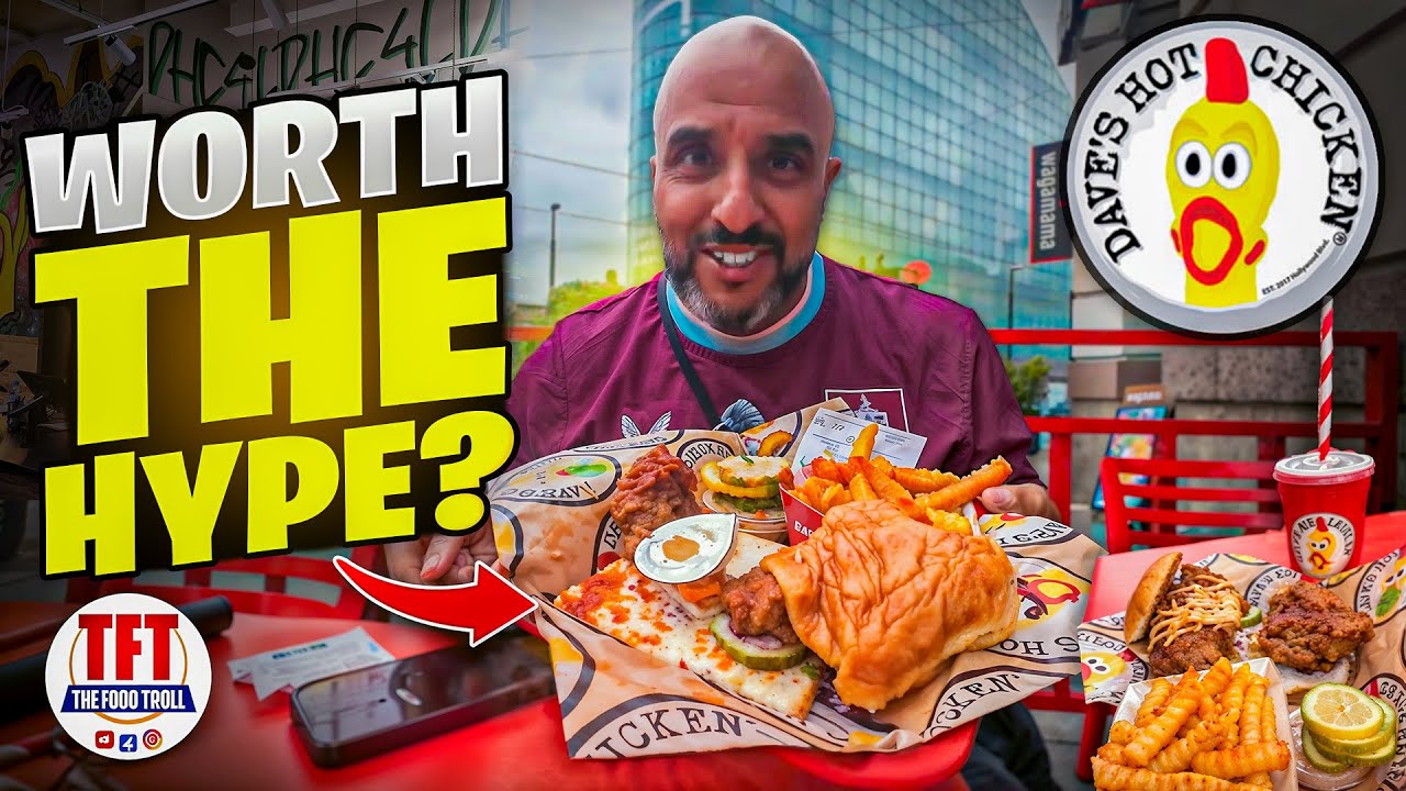 We try THE MOST VIRAL CHICKEN SHOP IN THE UK | DAVE’S HOT CHICKEN