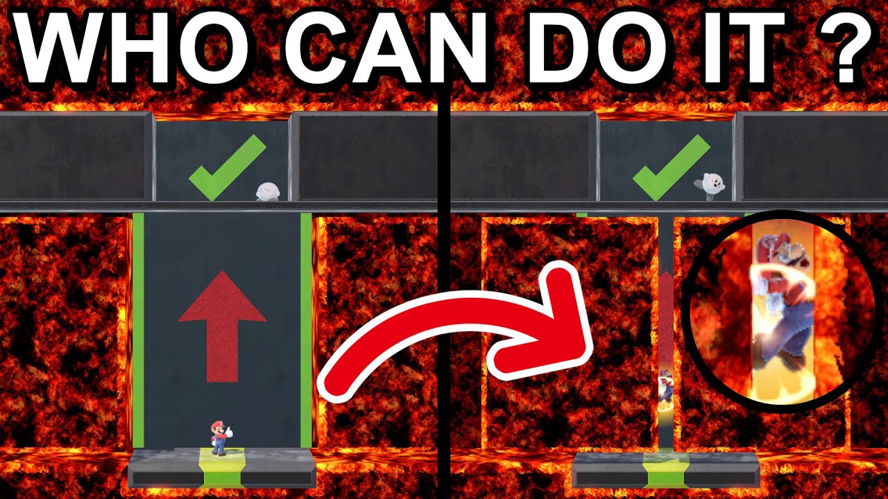 Who Can Make It? Moving Lava Walls - Super Smash Bros. Ultimate
