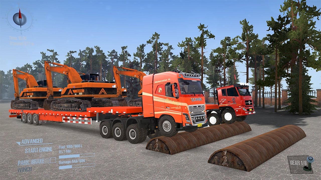 MudRunner Mods Truck GamePlay | Extreme Truck vs Speed Bump Challenge! | Ep.02 #MudRunner