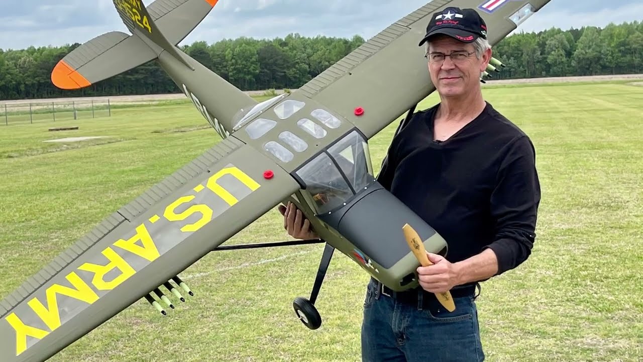 Первый полет | Cessna L-19A Bird Dog | Модели Seagull от @legendhobby411 #legendhobby #birddog