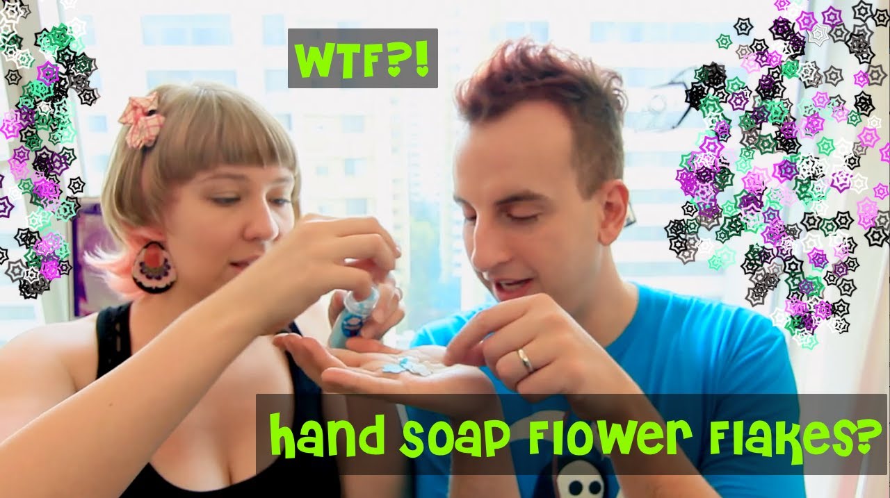 WTF - Korean Flower Soap Flakes in a TUBE!