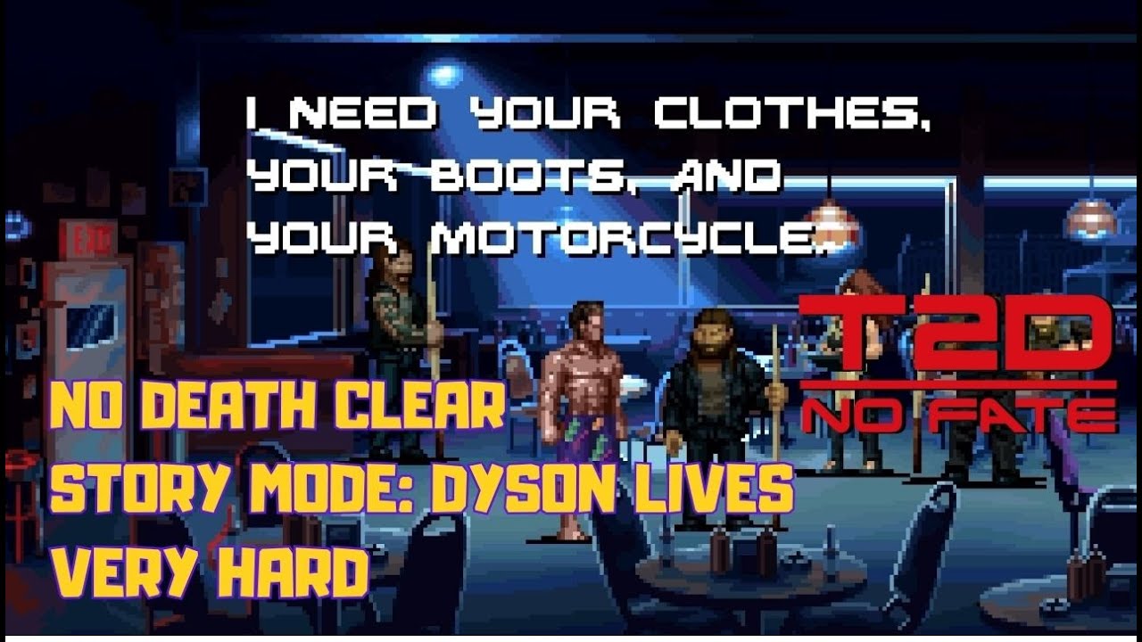 Terminator 2D: NO FATE (Switch) 1CC/No Deaths | Story Mode: Dyson Lives (Very Hard)