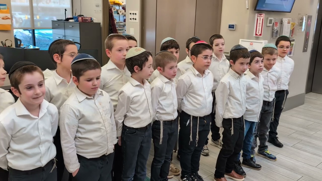 Cheder Lubavitch Boys Choir Sing Passover Songs to Seniors