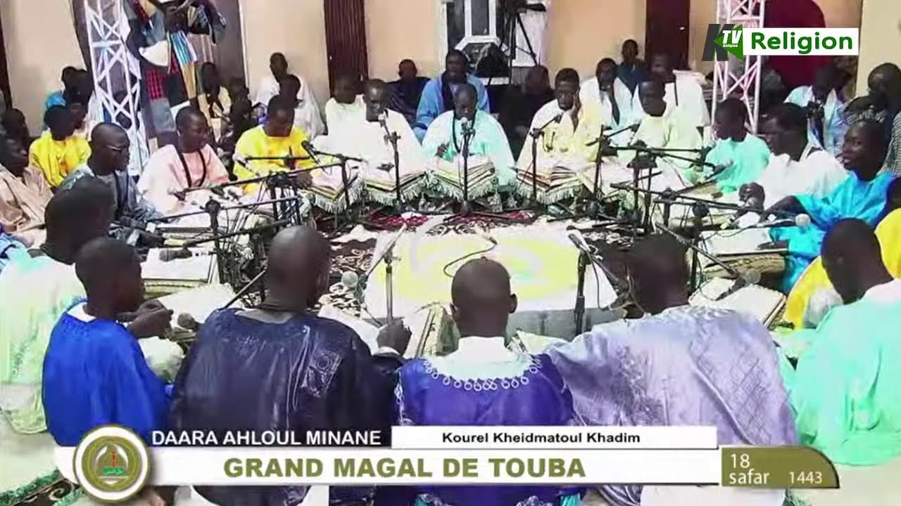 Direct Darou minane  Grande de Touba 2021/18 safar 1443 Kourel Daraa Ahloul minane  CAMASEYE Ktv