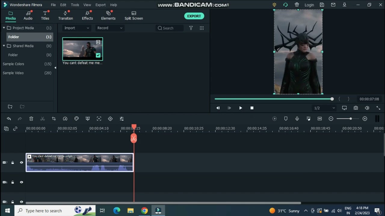 Create Youtube Tiktok Moj  Shorts Video in Filmora 12 or any Version  #leo #indian